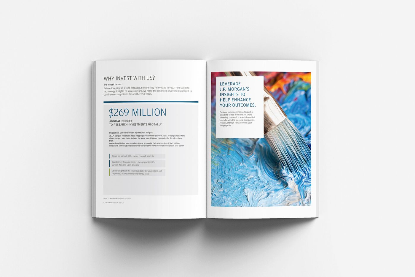 J.P. Morgan brand work