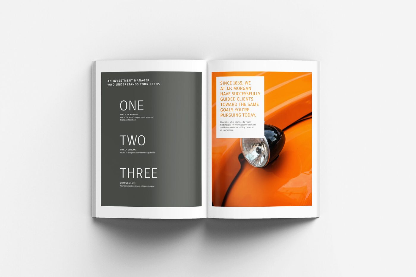 J.P. Morgan brand work