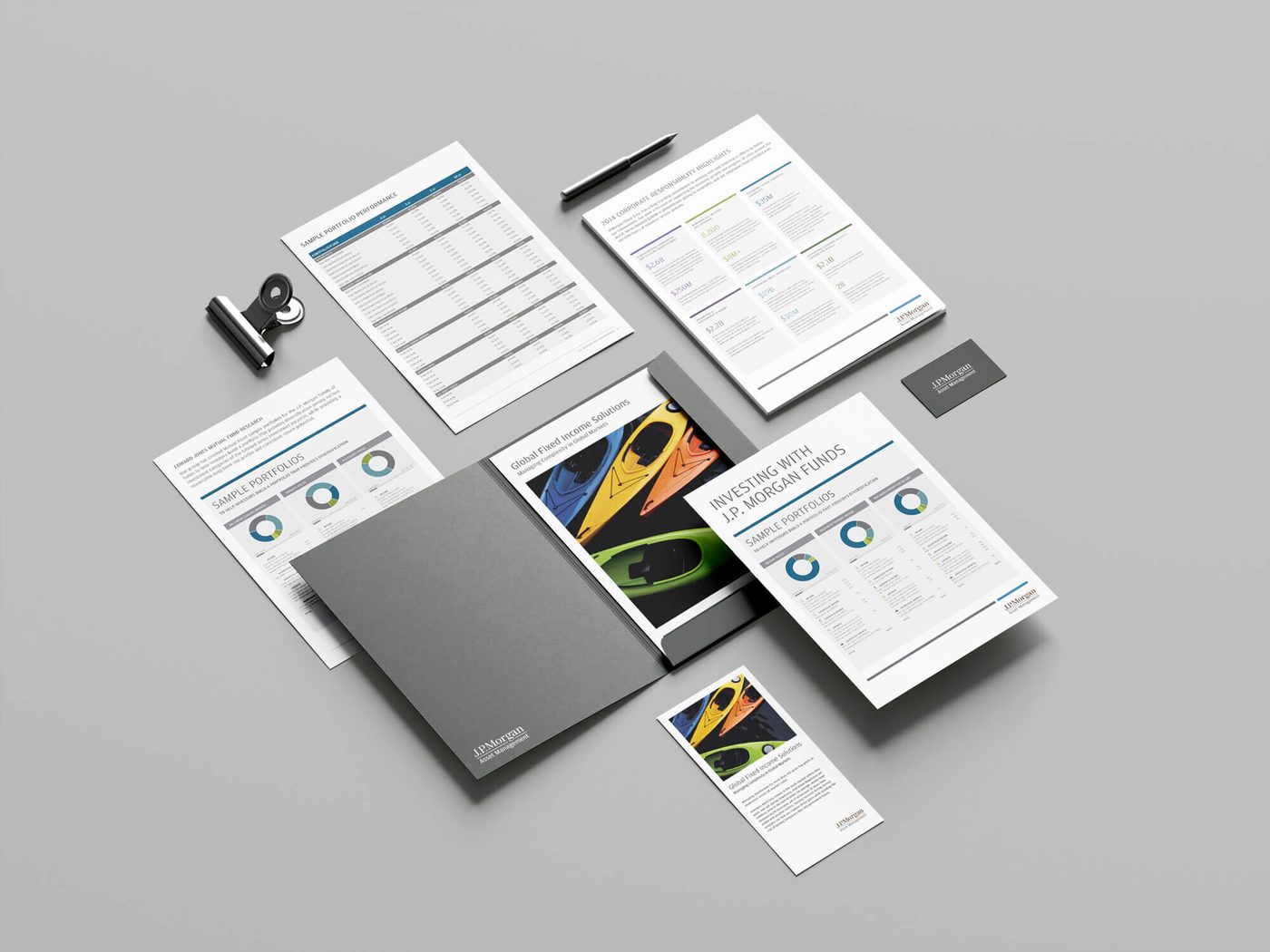J.P. Morgan brand work